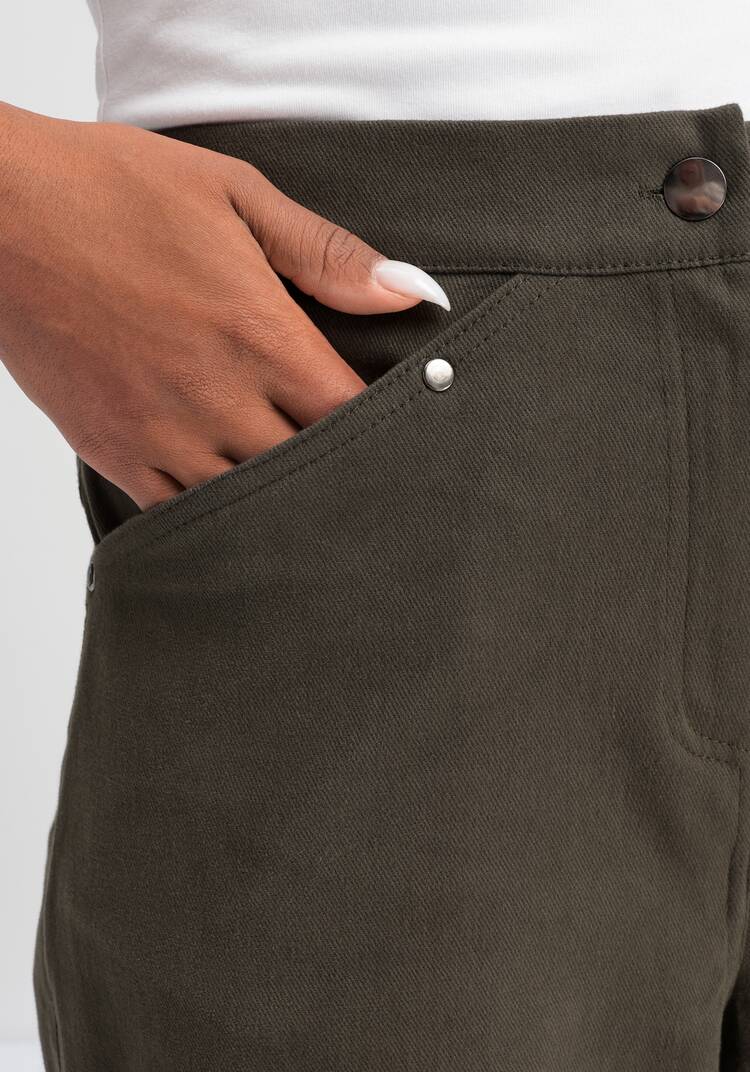 Брюки широкие с оригинальными карманами шир.  750, рис. 21