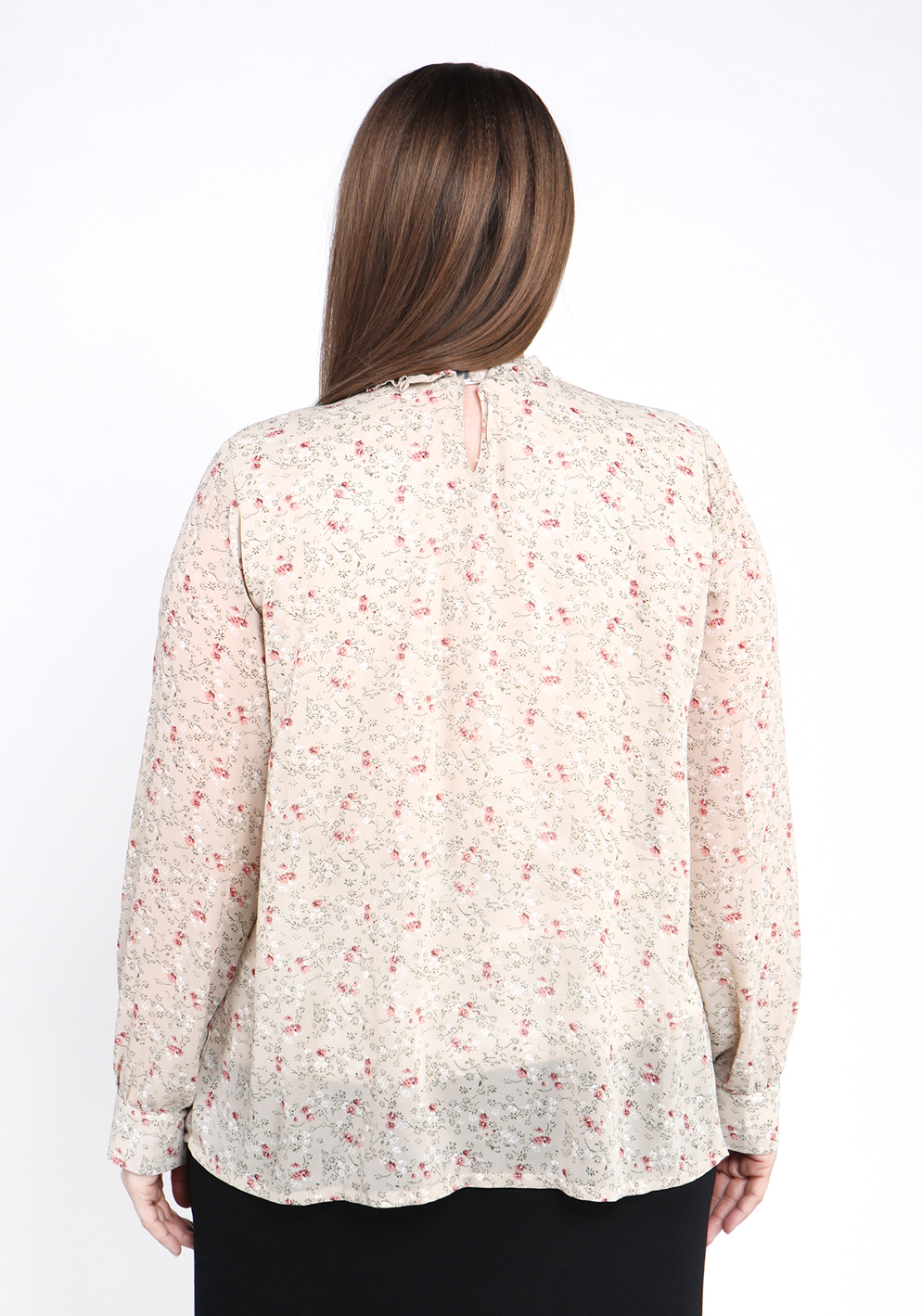 Блуза с длинным рукавом «Алина» Julia Weber, размер 48, цвет бежевый - фото 3