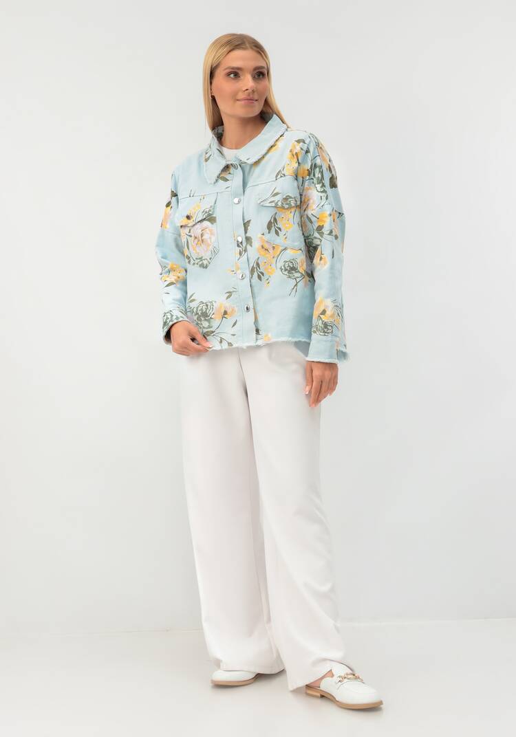 Куртка джинсовая Белла шир.  750, рис. 14