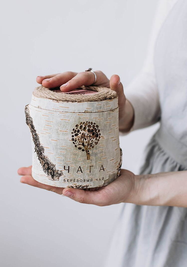 Чай из чаги с шиповником в берёзовом бочонке шир.  750, рис. 4