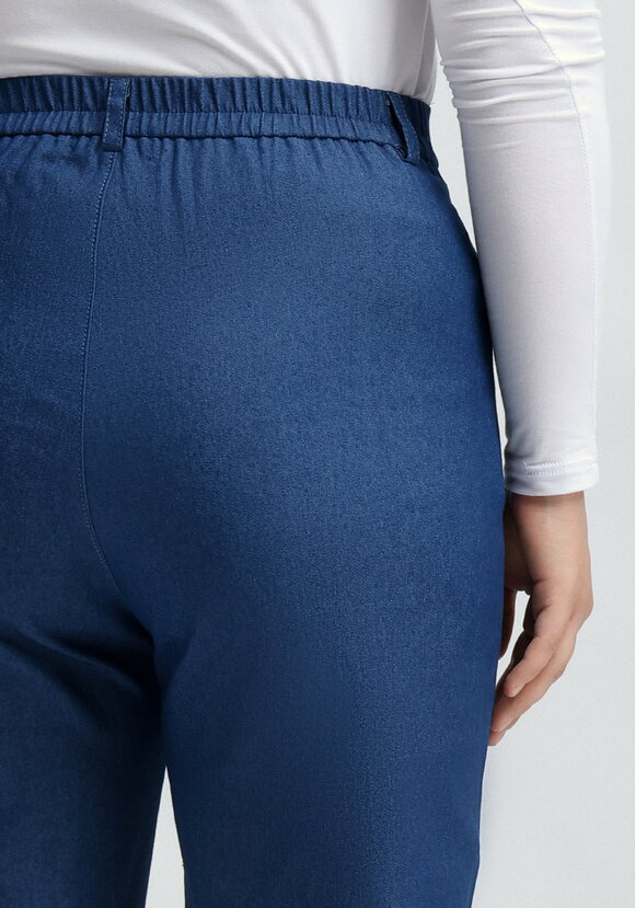 Брюки свободного кроя с поясом на резинке шир.  580, рис. 6