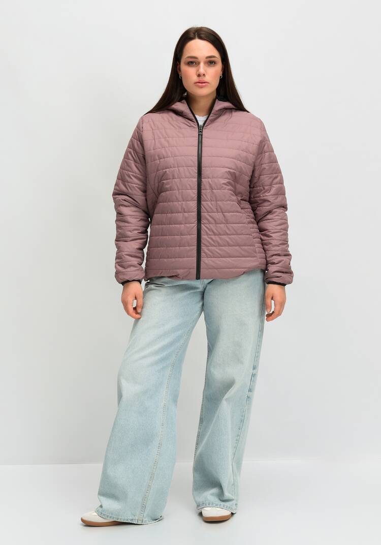 Куртка двухсторонняя с капюшоном на молнии шир.  750, рис. 27