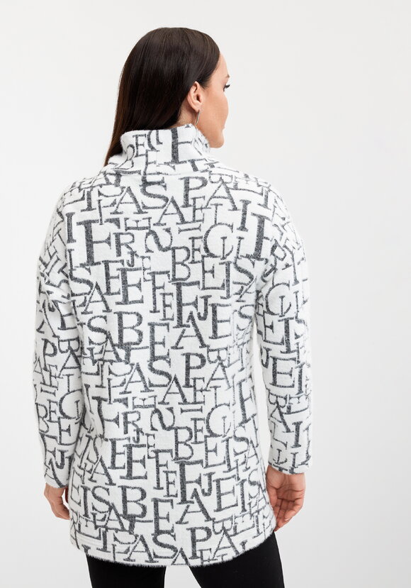 Джемпер с пушистым ворсом и разрезами шир.  580, рис. 3