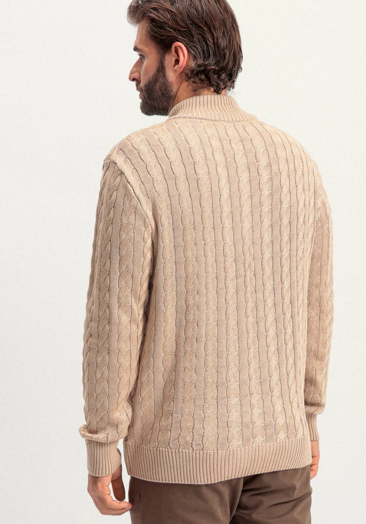 Джемпер с высоким горлом и молнией до груди шир.  750, рис. 7