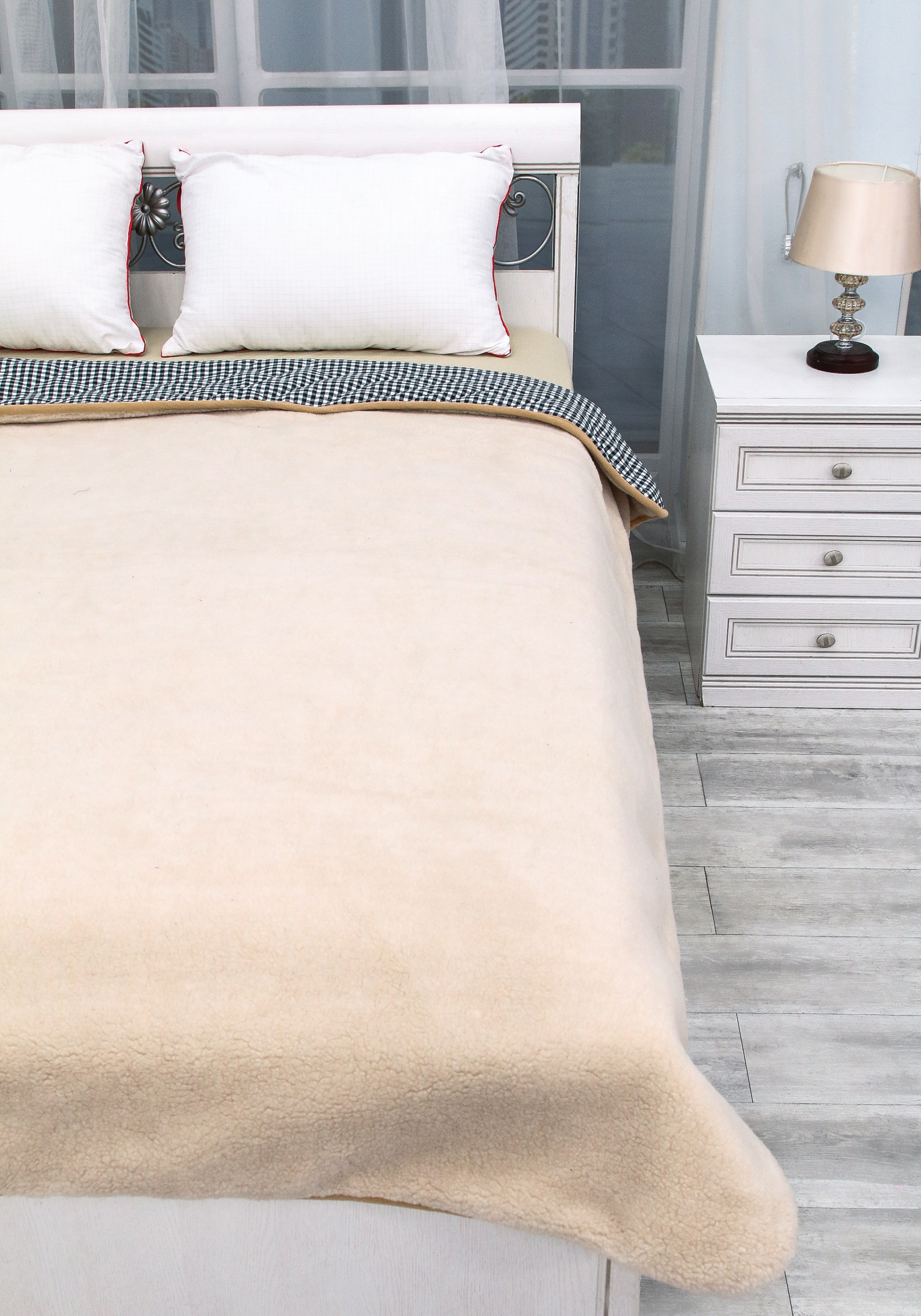 

Одеяло-плед "Верблюжья шерсть", Бежевый