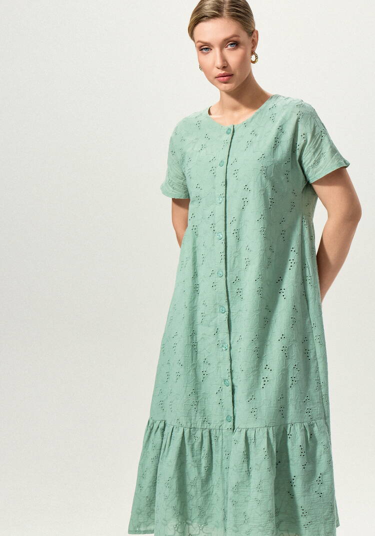 Платье ажурное с цельнокроеным рукавом шир.  750, рис. 26