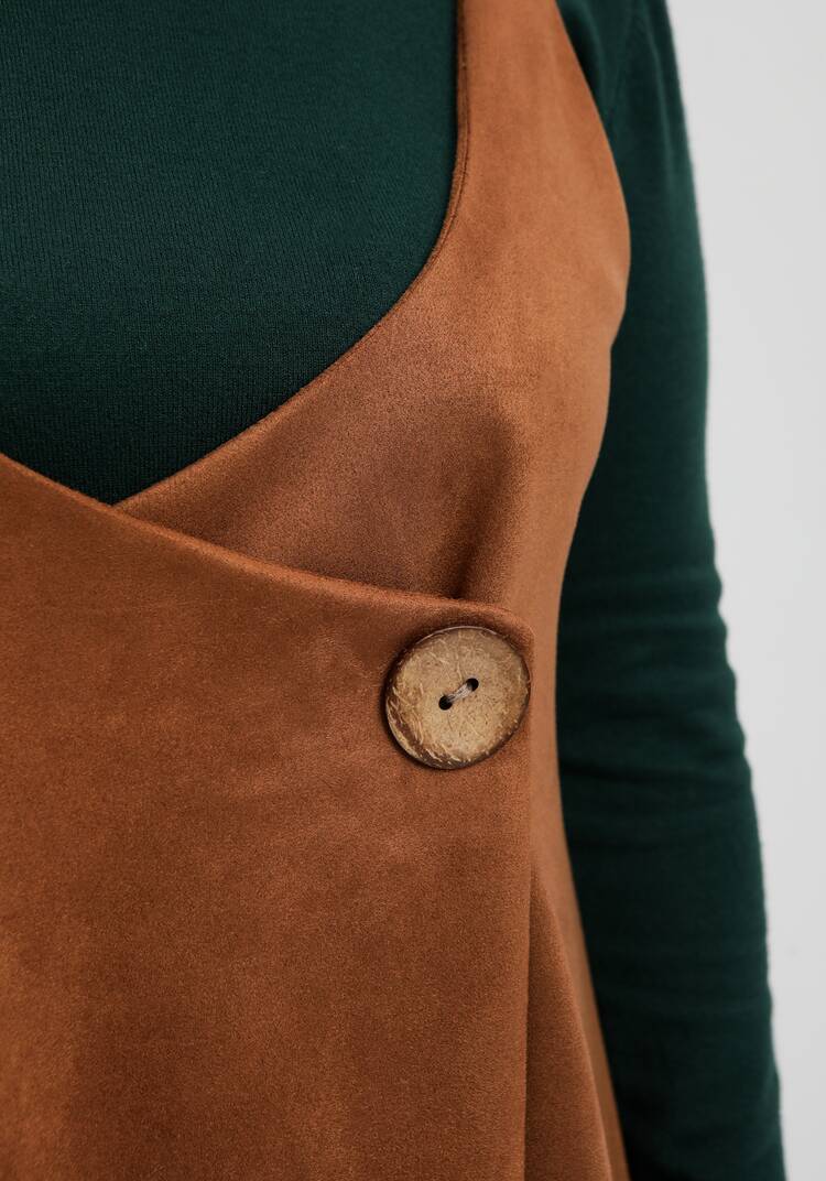 Сарафан оверсайз с накладным карманом шир.  750, рис. 5