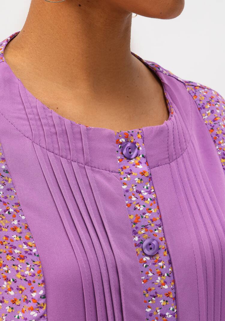 Блуза со складками впереди шир.  750, рис. 22