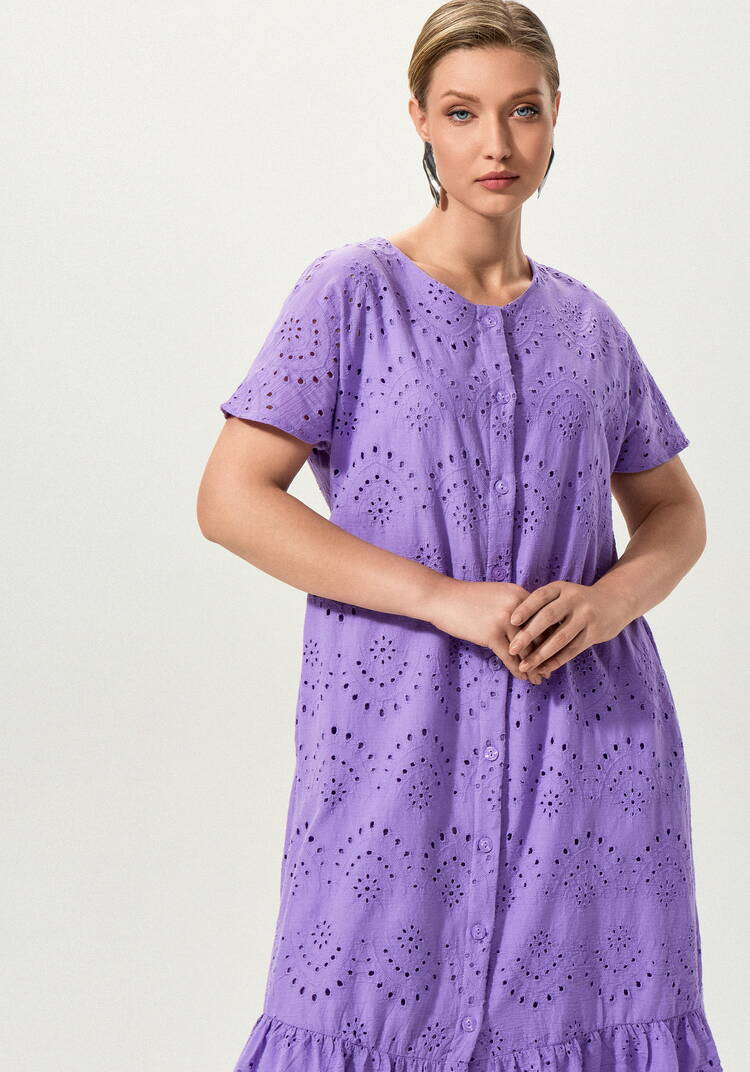 Платье ажурное с цельнокроеным рукавом шир.  750, рис. 24