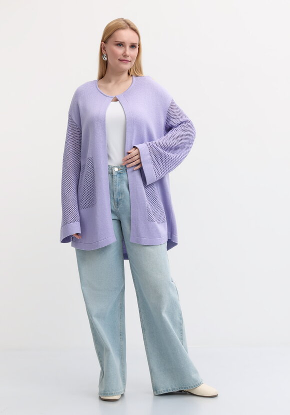 Кардиган оригинальной вязки прямого кроя шир.  580, рис. 12