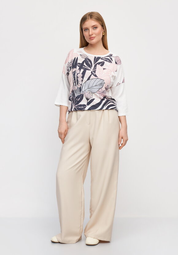 Блуза с цветочным принтом Амелия шир.  580, рис. 26