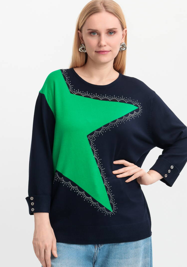 Джемпер Галактика на плечах шир.  750, рис. 28