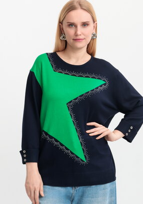 Джемпер Галактика на плечах