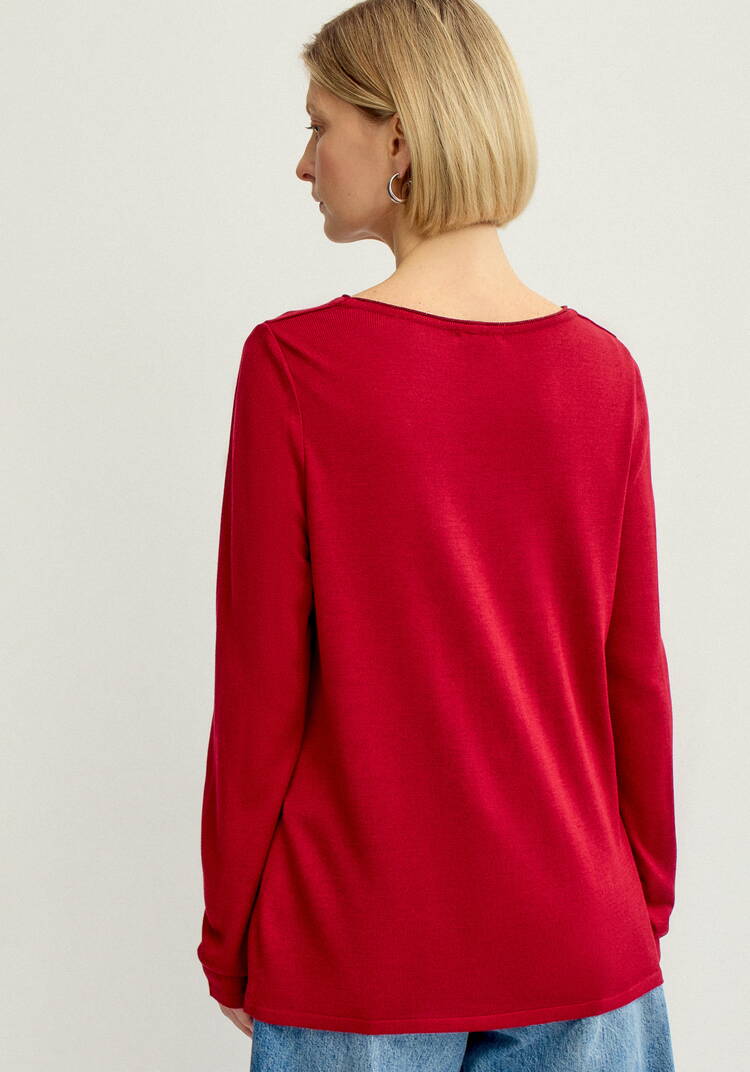 Джемпер базовый однотонный шир.  750, рис. 34