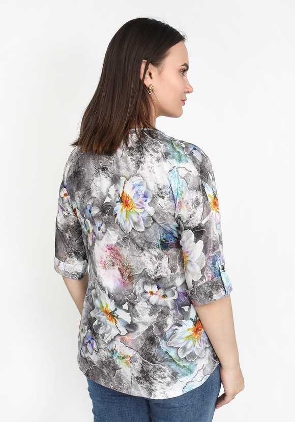 Туника Цветочный свет шир.  580, рис. 7