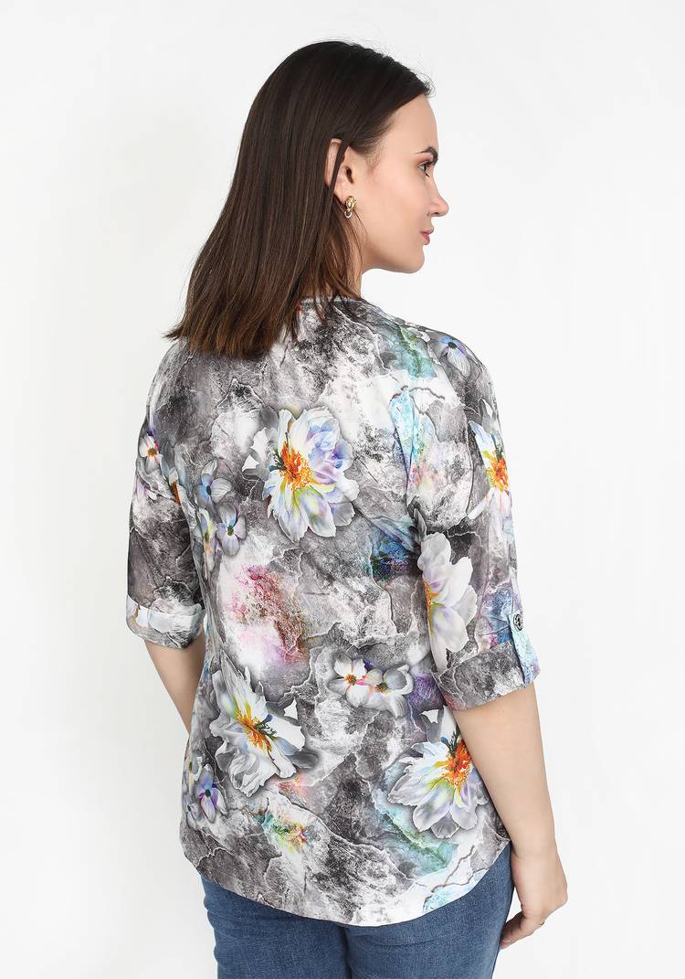 Туника Цветочный свет шир.  750, рис. 7