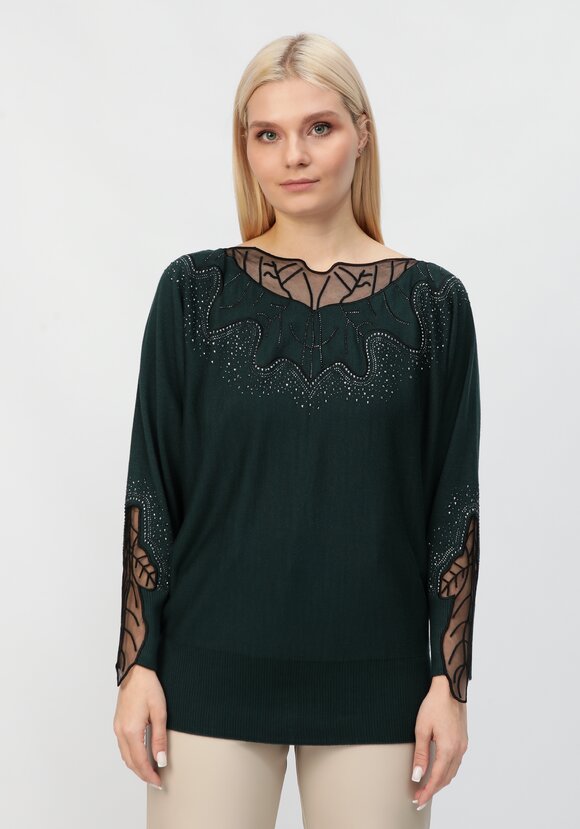 Джемпер Туманная легкость шир.  580, рис. 18