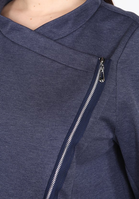 Пиджак с асимметричной застежкой-молнией шир.  580, рис. 6