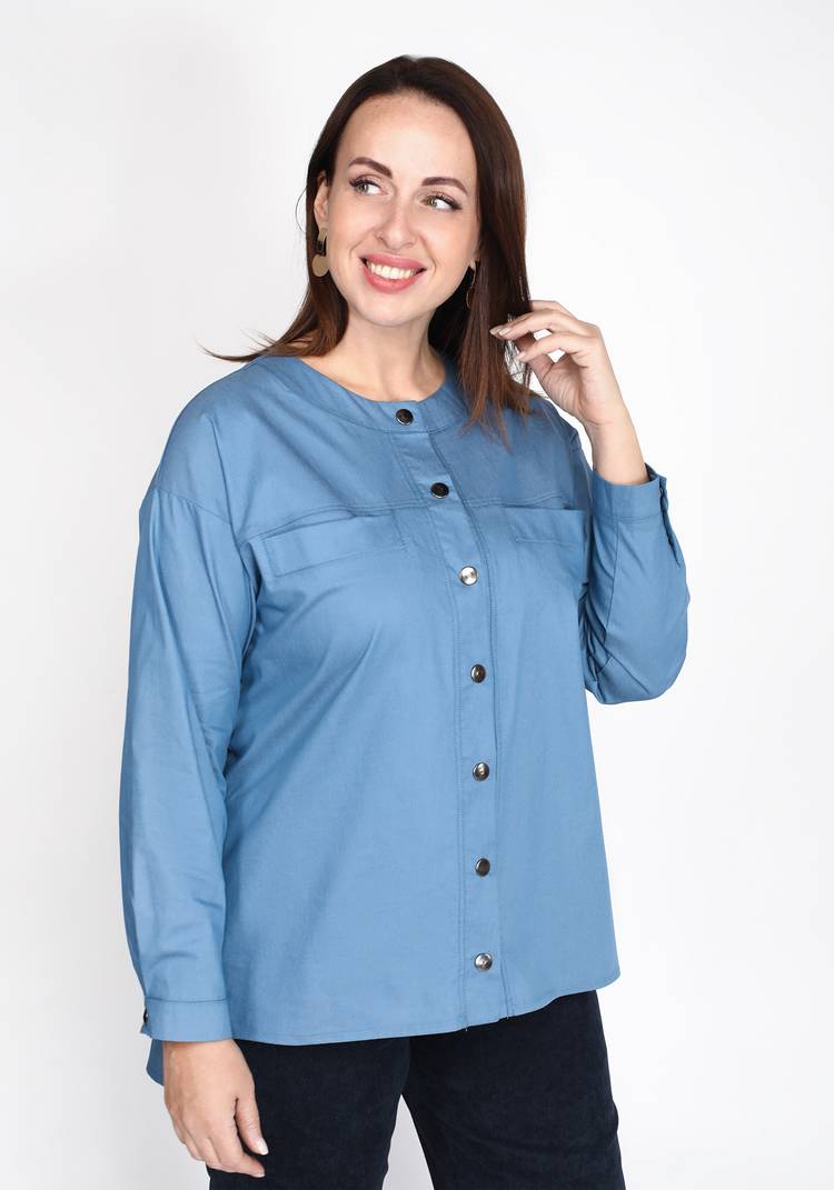 Блуза Загадочная незнакомка шир.  750, рис. 9