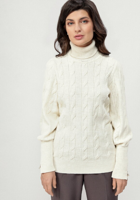 Джемпер с молниями на рукавах шир.  580, рис. 12