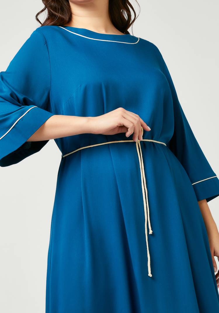 Платье миди с кантом шир.  750, рис. 14