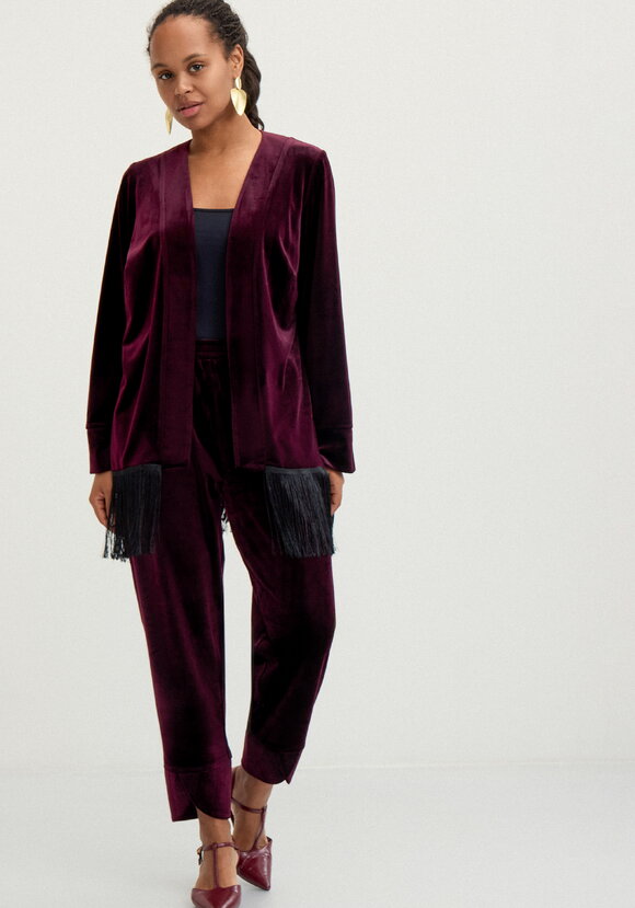 Кардиган с бахромой Мелани шир.  580, рис. 2