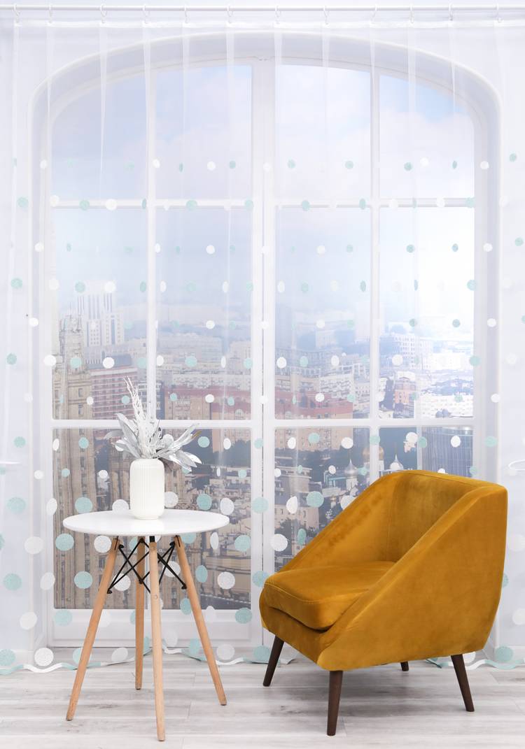 Тюль интерьерный Жемчужный дождь шир.  750, рис. 12