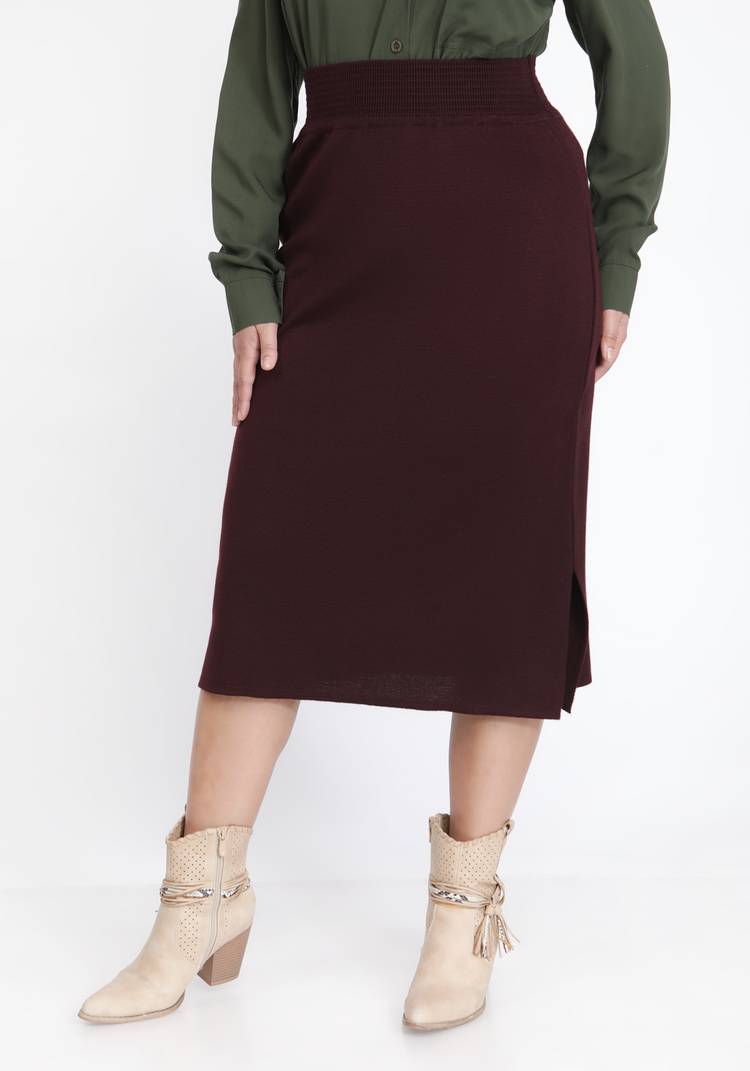 Юбка миди на широкой резинке шир.  750, рис. 6