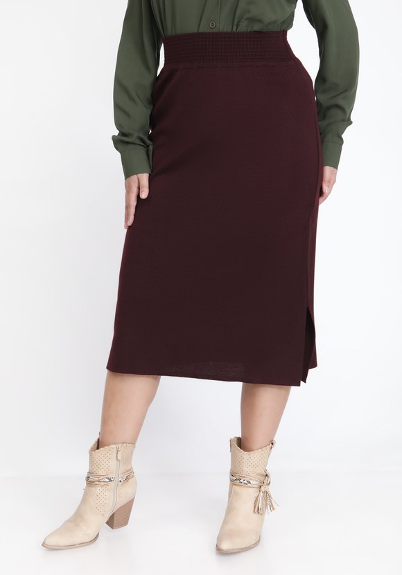 Юбка миди на широкой резинке шир.  580, рис. 6