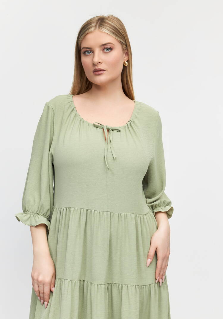 Платье однотонное Кристи шир.  750, рис. 14