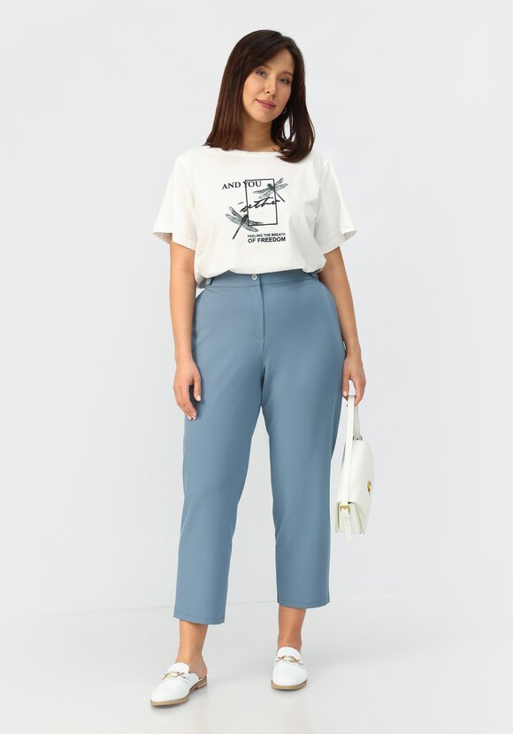 Брюки с декоративными хлястиками шир.  580, рис. 20