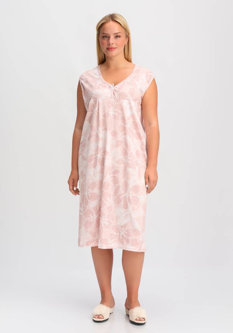 Сорочка хлопковая Сладкий сон, розовый шир.  750, рис. 4