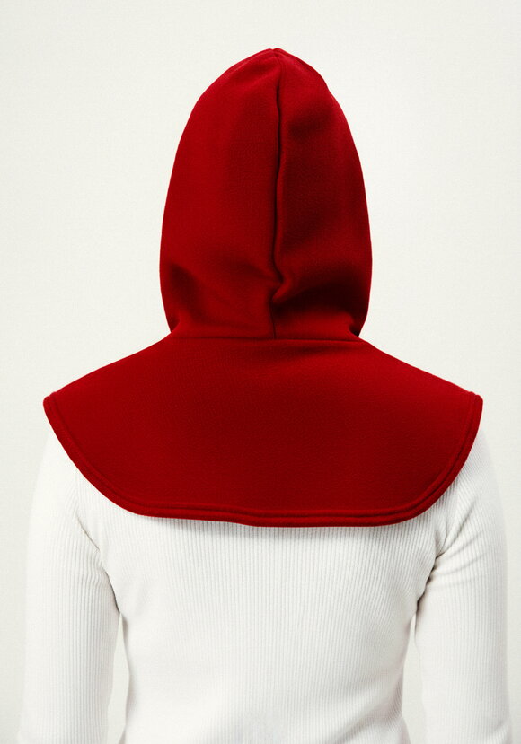 Капор с манишкой из флиса шир.  580, рис. 9