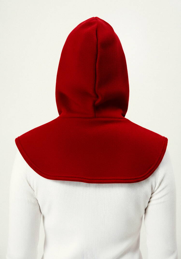 Капор с манишкой из флиса шир.  750, рис. 9