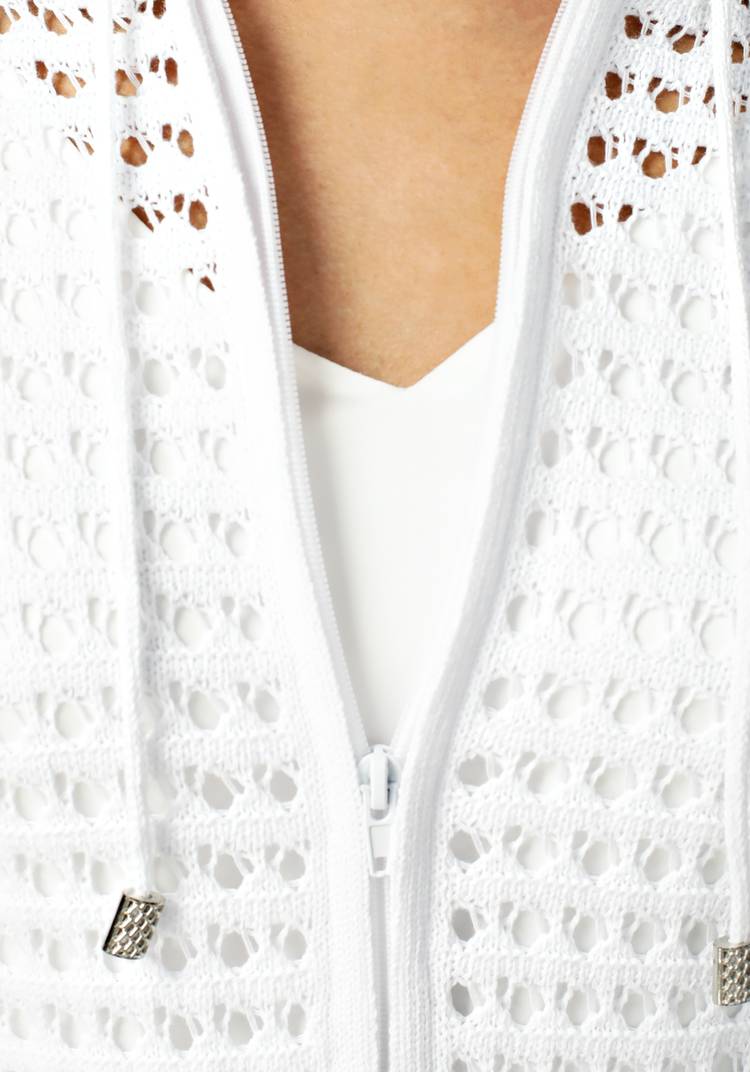 Кардиган вязаный с капюшоном на молнии шир.  750, рис. 5