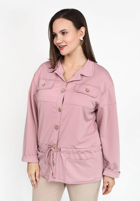 Жакет короткий из трикотажа шир.  580, рис. 5