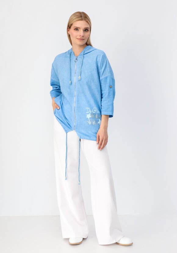 Блуза с капюшоном Милена шир.  580, рис. 2