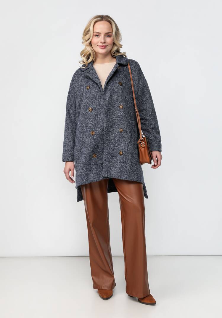 Полупальто свободного кроя шир.  750, рис. 7