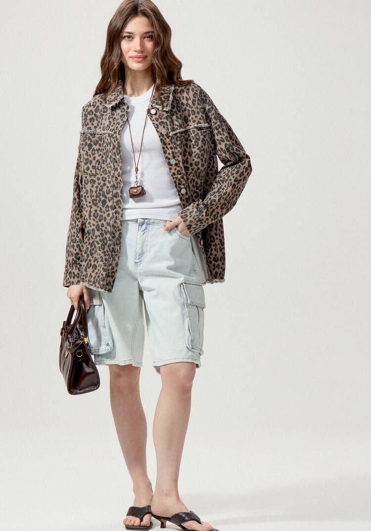 Джинсовая куртка с бахромой по краям шир.  750, рис. 7