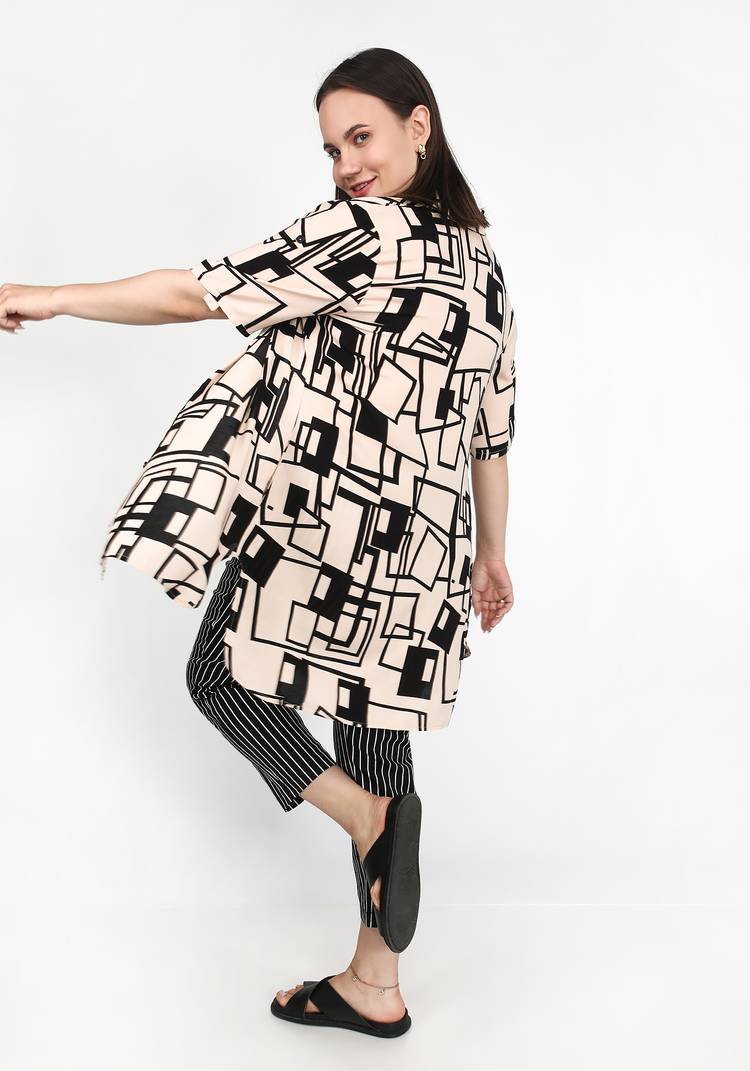 Блуза Городские приключения шир.  750, рис. 5