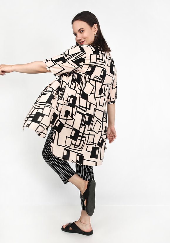 Блуза Городские приключения шир.  580, рис. 5