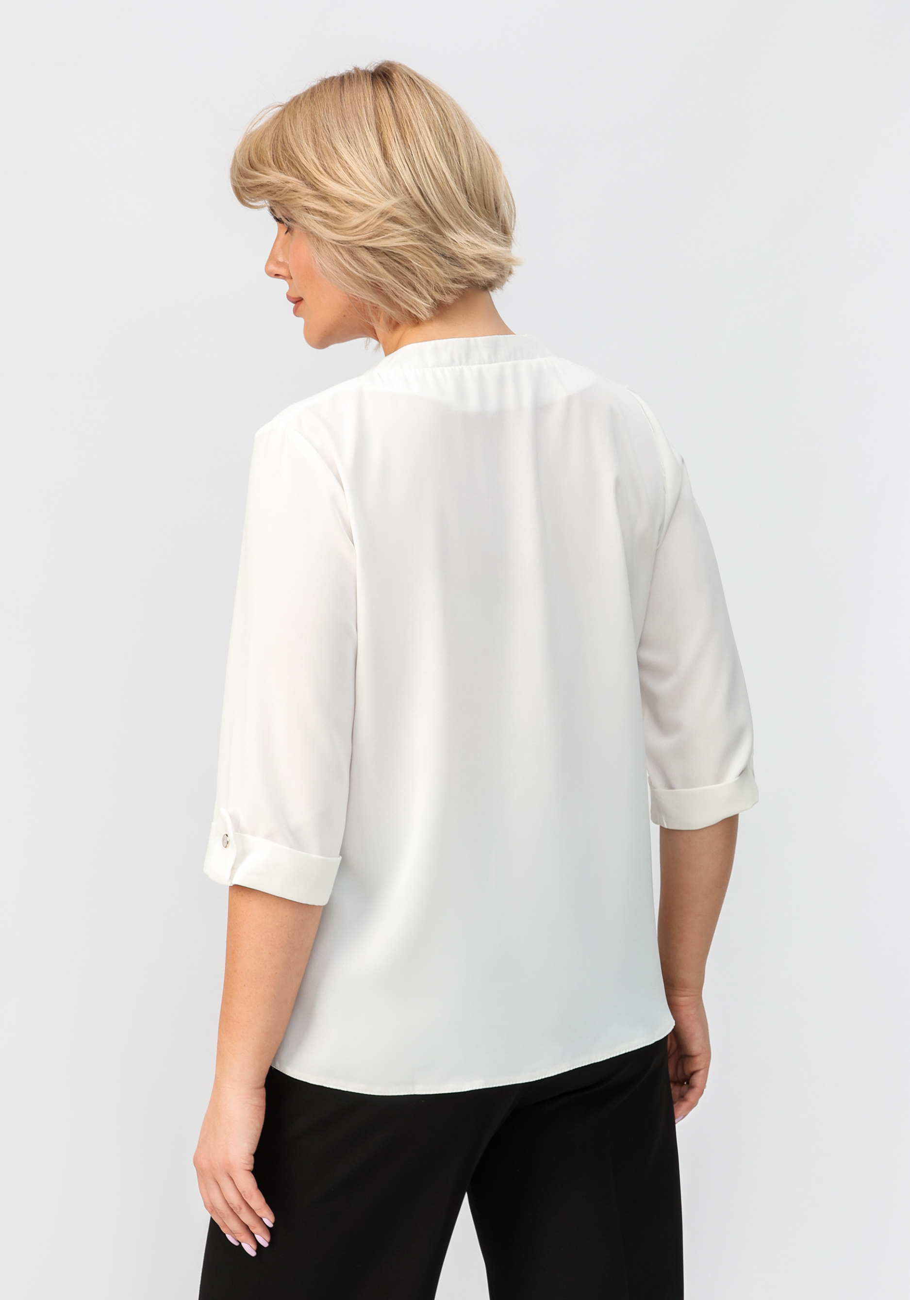 Блуза "Сабина" No name, цвет белый, размер 56 - фото 3