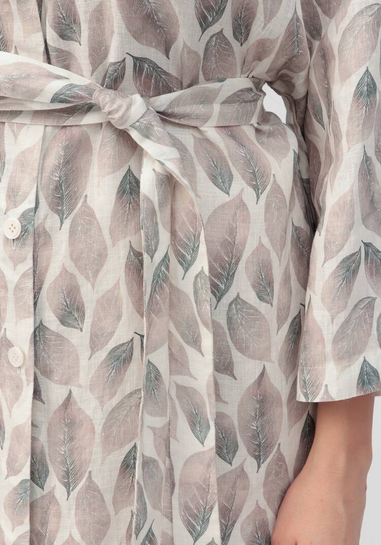 Рубашка удлиненная на поясе шир.  750, рис. 6