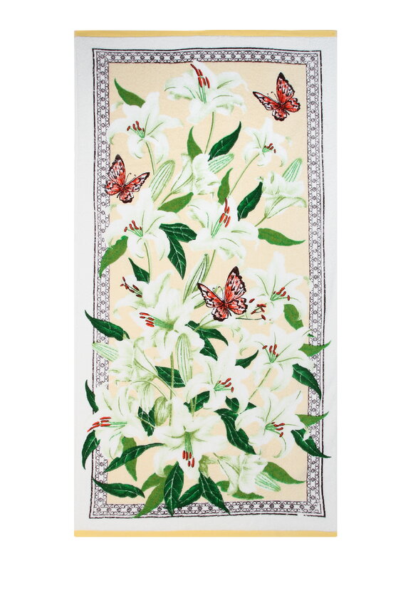 Полотенце махровое Лилии шир.  580, рис. 11