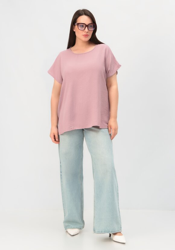 Блуза базовая со спущенной линией плеча шир.  580, рис. 30