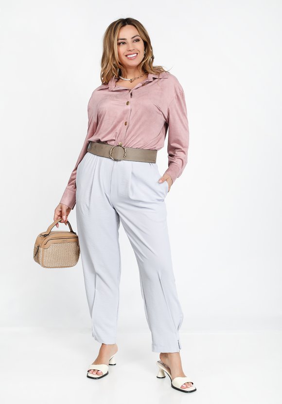 Брюки с патами по низу изделия шир.  580, рис. 3