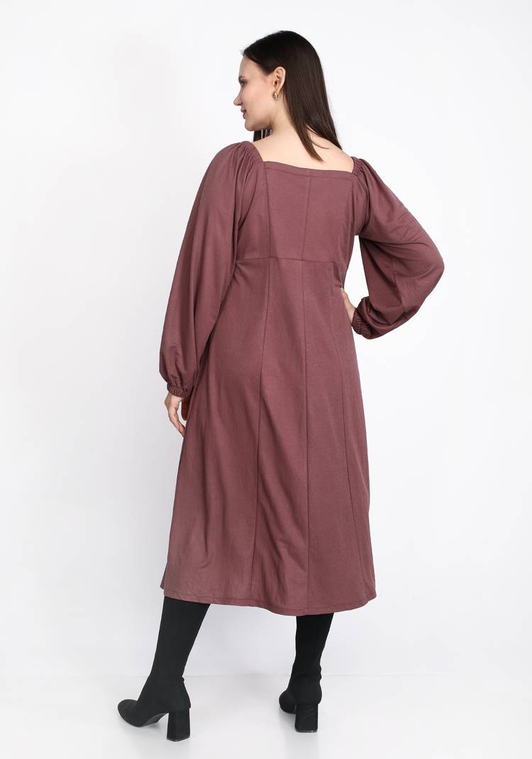 Платье с кокеткой под грудь шир.  750, рис. 10