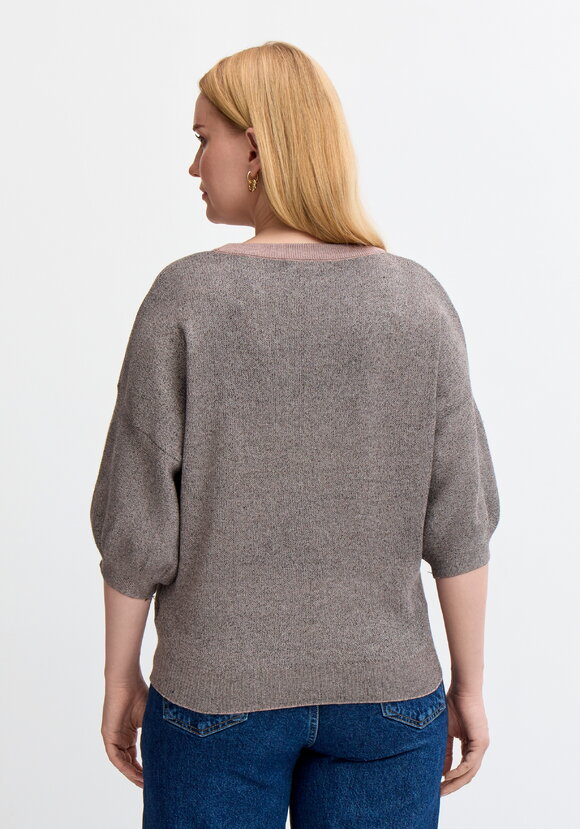 Джемпер с декором и рукавом 3/4 шир.  580, рис. 39