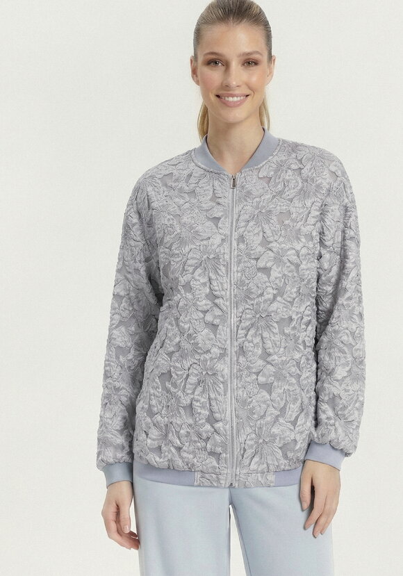 Бомбер из ткани с жаккардовым узором шир.  580, рис. 30