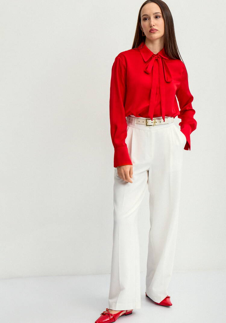 Брюки прямого кроя от бедра шир.  750, рис. 7